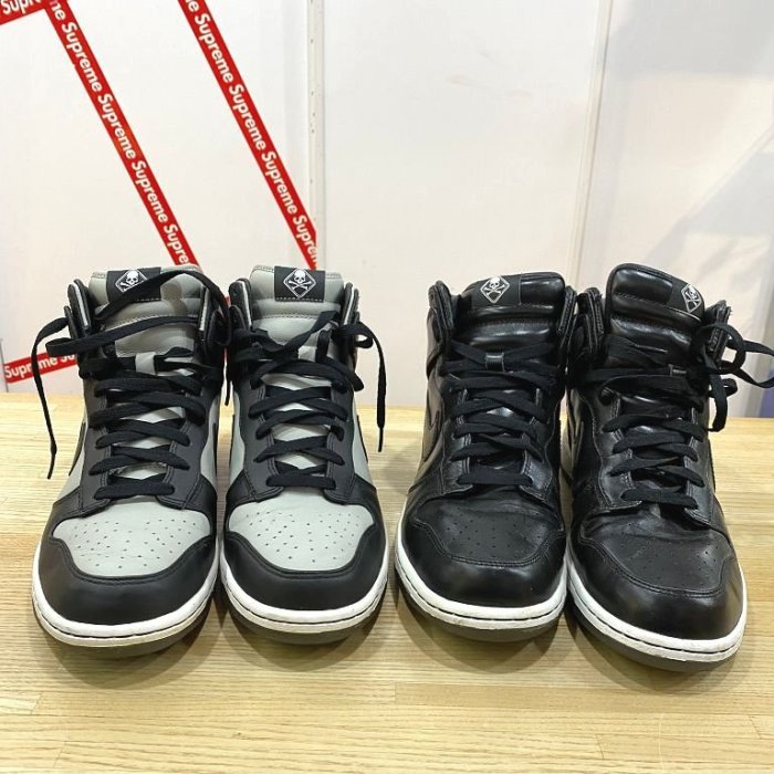 BLACK極新MASTERMIND JAPAN x FCRB x NIKE真皮MMJ骷髏F.C.R.B牛皮DUNK SB