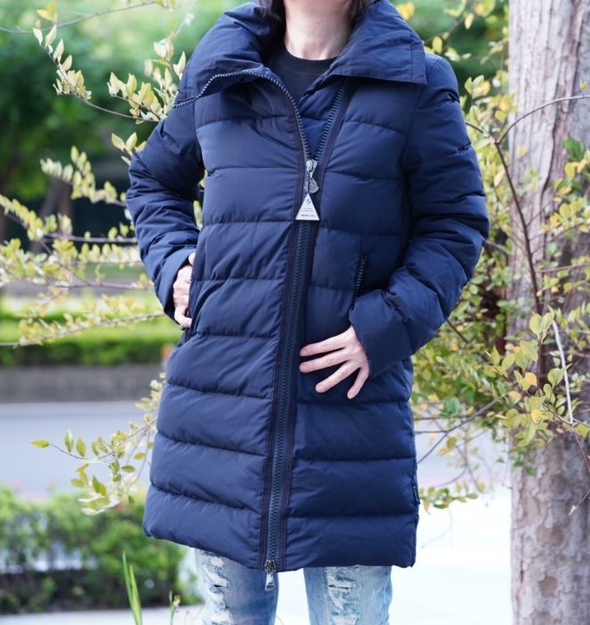 Moncler GERBOISE Down Jacket 羽絨中長版外套深藍現貨| Yahoo奇摩拍賣