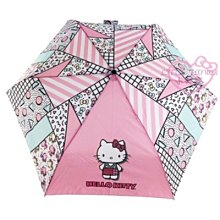 ♥小花花日本精品♥ Hello Kitty 折疊傘 尼龍傘布 三折雨傘 折疊攜帶 附收納袋 外出必備 ~3