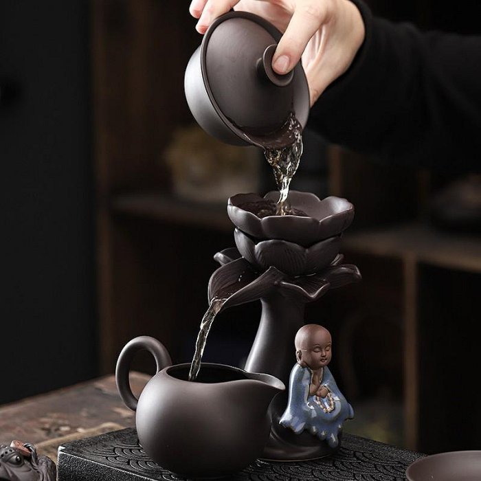 紫砂高端茶具套裝ZS陶瓷功夫泡茶壺蓋碗茶杯家用禮品客廳輕奢高檔
