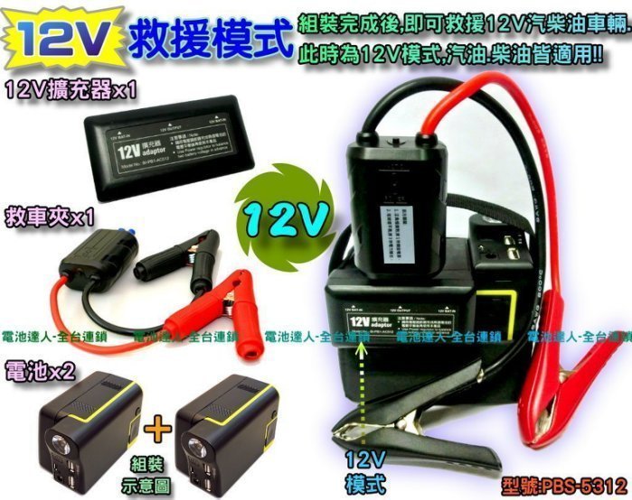 【中壢電池】悍馬車 軍用車 24V電瓶 救車電霸 + 電源轉換器 300W 啟動救援 柴油車 裝甲車 漁船 遊艇 發電機