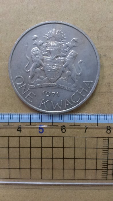 O20--1971年馬拉威大型一元紀念幣