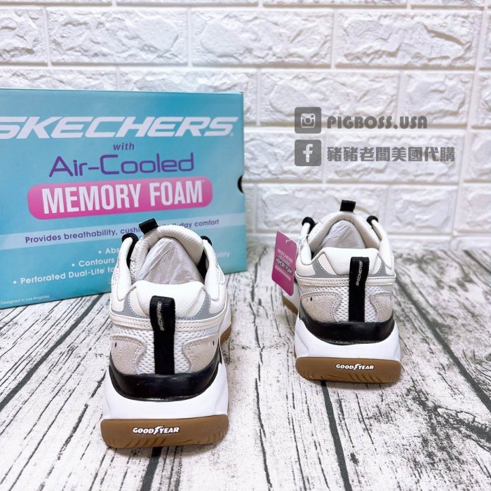 【豬豬老闆】SKECHERS LANDER S 復古 老爹鞋 女鞋 米白 149896NTBK 粉 149896PKLV