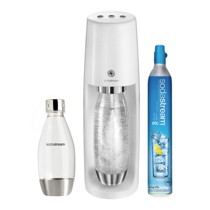 💓好市多代購💓 Sodastream Spirit One Touch 電動式氣泡水機 白 留言 -700