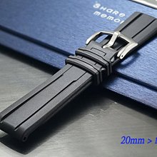 【時間探索】 防水舒適-特殊高科技氟橡膠高質感錶帶 ( 20mm ) sil