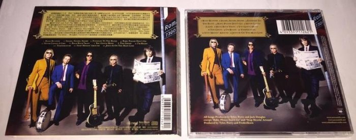 史密斯飛船 Aerosmith 2004 熱血紅唇 Honkin' On Bobo 新力音樂 台灣紙盒版專輯 CD 附歌詞