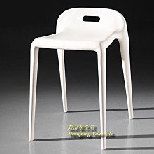 【設計私生活】白色馬椅造型休閒椅、餐椅(門市自取價) 174A