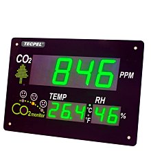TECPEL 泰菱 》TRH-3351  溫濕度二氧化碳顯示看板 溫溼度 溫濕度 二氧化碳 看板 氣體偵測