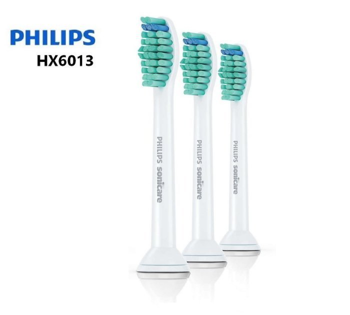 PHILIPS飛利浦原音波牙刷標準刷頭 HX-6013【三支裝】( HX-6711/HX-6511/HX-6972適用)