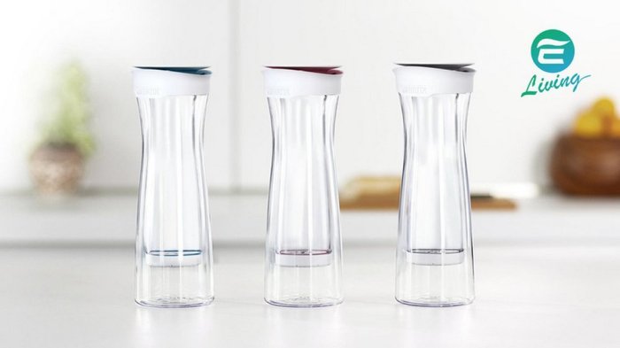 【BRITA 德國】1.3L、FILL&SERVE、濾水杯、隨行杯、環保杯、內含一片濾片，一盒裝【德國原裝進口】藍色