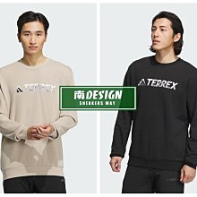 南🔥2023 12月 ADIDAS TERREX 長袖上衣 長T 圓領 法國棉 男款 黑IT8842 奶茶IT8844