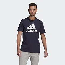 限時特價 南◇2021 6月ADIDAS ESSENTIALS 短袖上衣 GK9122 深藍 LOGO 基本 休閒短T