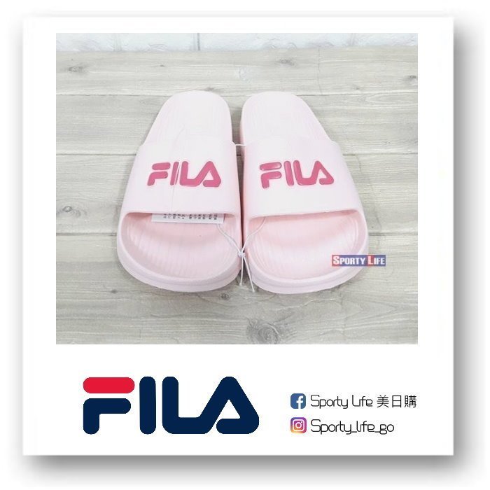 【SL美日購】Fila 防水 經典 拖鞋 女鞋 男鞋 情侶鞋 運動 運動拖鞋 休閒 粉 4-S355Q 公司貨