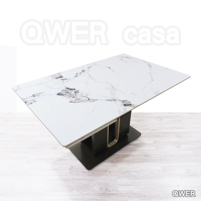 QWER CASA 訂製家具 陶板 餐桌 延伸桌 岩板伸縮桌 桌子 工作桌 會議桌 伸縮桌 陶板伸縮桌 延伸餐桌