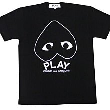 【日貨代購CITY】COMME des GARCONS PLAY Tee 川久保玲 男款 白倒心 愛心 黑底 現貨