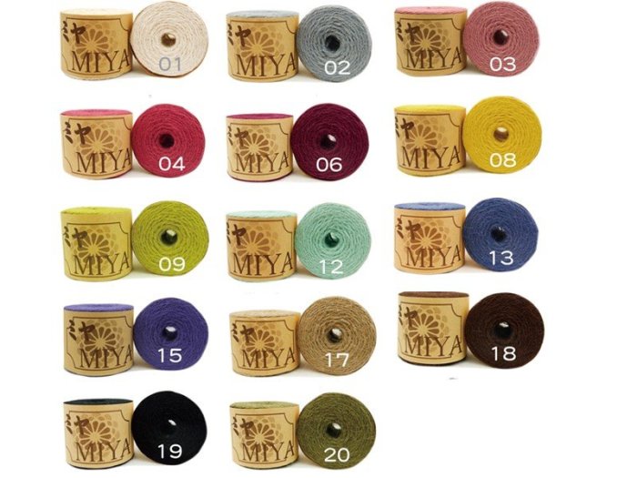 MIYA 米亞 黃麻線 麻繩 110g115m ~ 台灣製造  100%黃麻~ 編織包包【彩暄手工坊】