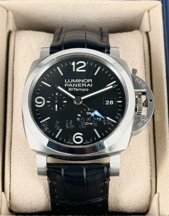 【現貨】Panerai 沛那海 Luminor 3日鍊 PAM1360 44MM 動力儲存 GMT 23年 pam1312