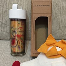 天使熊小鋪~台灣之光吳寶春麵包店專賣耐熱PLA隨行杯 約300ml~ 玉米製隨身瓶