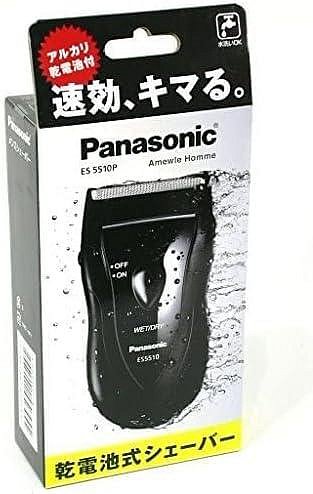 日本 Panasonic 男士電動剃鬚刀 可水洗清潔 刮鬍刀 電動刮鬍刀 乾電池 ES5510P-K  【水貨碼頭】