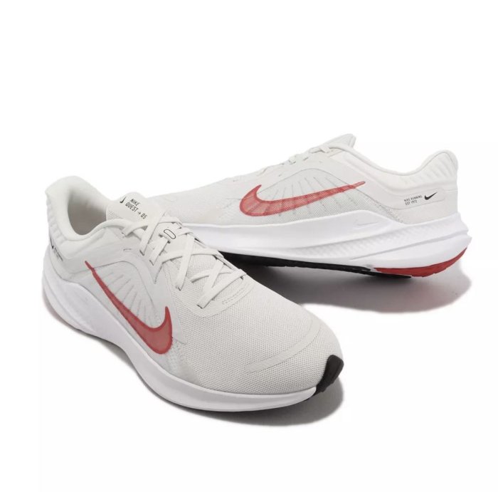 Nike 慢跑鞋 Quest 5 白 紅 路跑 男鞋 運動鞋DD0204-007原價2500特價2280尺寸26～28.5