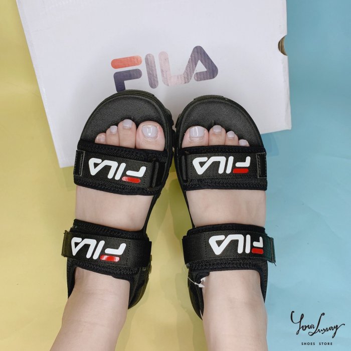 【Luxury】FILA Ray Tracer厚底涼鞋 2色 魔鬼氈 防水 雙槓 男鞋 女鞋 情侶鞋 韓國代購 正品