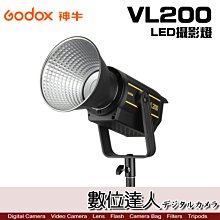 【數位達人】GODOX 神牛 VL200 LED燈 攝影燈 / 棚燈 持續燈 輕巧多工 無線遙控 標配便攜包