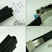 【錶帶家】Oris 豪利時 TT1 BOY SIZE 8mm/21mm 專用替代F1胎紋頂級矽膠錶帶非劣質膠帶