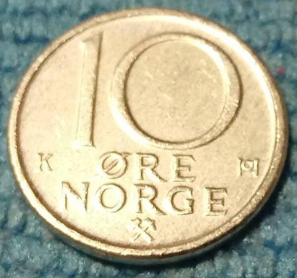 挪威 KM#416 1988 10 Øre