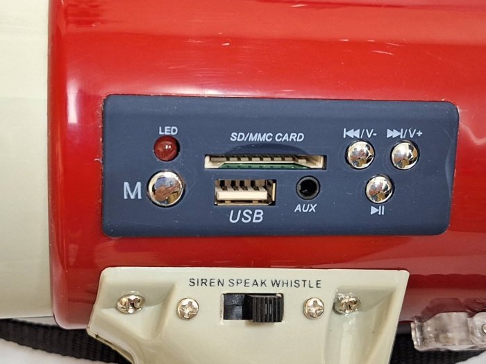 PA廣播音響器材 非 SHOW  50W肩帶式喊話器/ HY3007喊話器 可錄音120秒 大聲公USB錄放音款