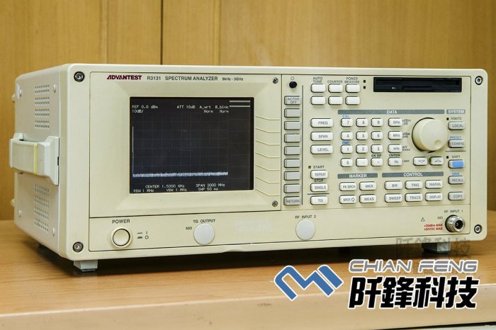 【阡鋒科技 專業二手儀器】Advantest R3131 9kHz-3GHz spectrum 頻譜分析儀