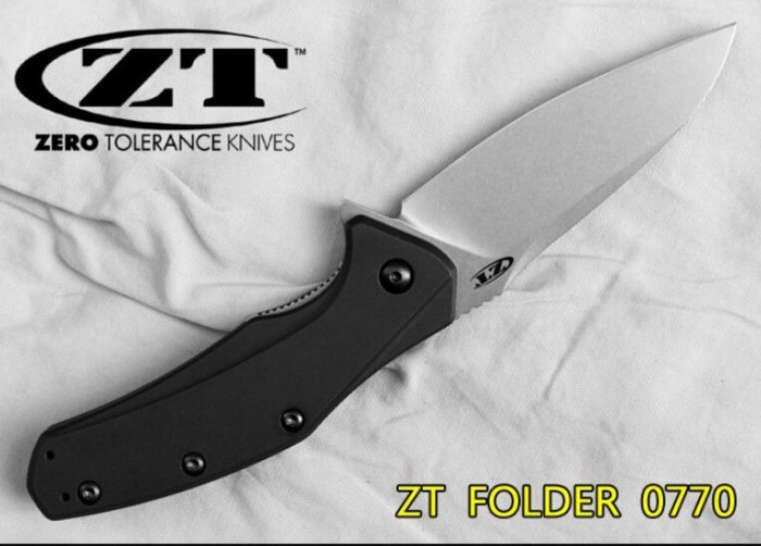 刀品世家 美國原廠正品ZERO TOLERANCE ZT0770 折刀 直刀 砍刀 開山刀