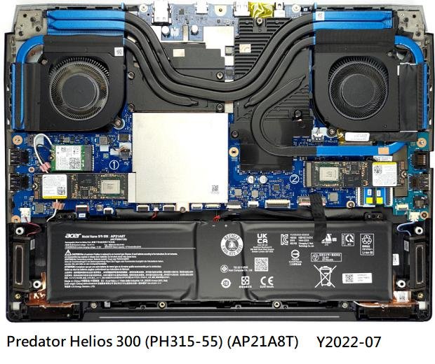 Acer 原廠電池 AP21A7T AP21A5T PH315-55 PH317-56 PH18-71 PHN16-71