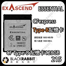 黑膠兔商行【 Exascend Essential 系列 CFEXPRESS TYPE B 記憶卡 】128 GB