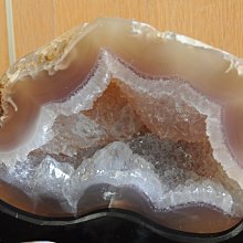 【新社 水晶】馬達加斯加 紫玉瓍  瑪腦聚寶盆 重量:14.1kg(含木座)