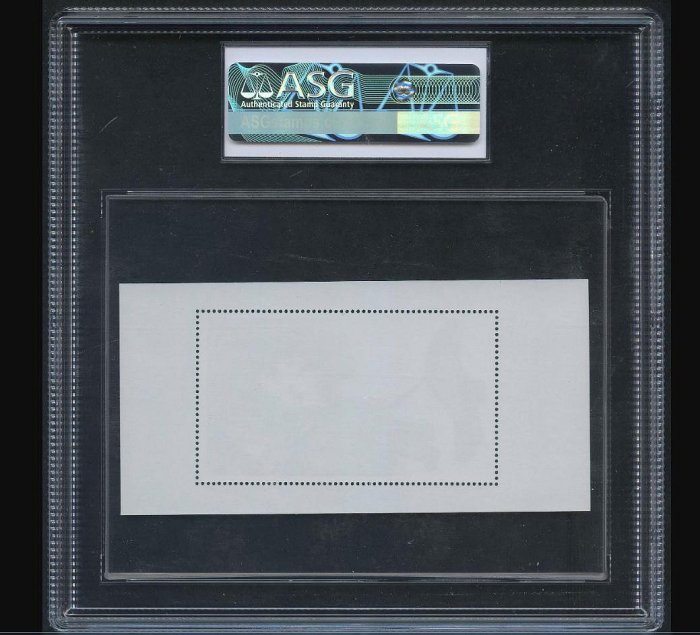 【二手】T54荷花小型張  ASG95頂級收藏品 郵票 評級票 收藏幣【雅藏館】-1589