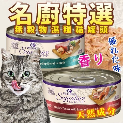 【🐱🐶培菓寵物48H出貨🐰🐹】WELLNESS SS名廚特選主食罐 貓罐頭 主食罐 79g 特價66元自取不打折