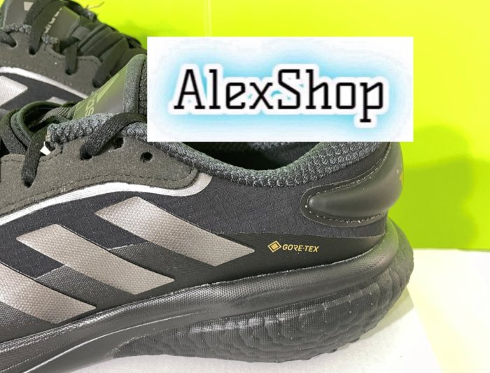 艾力克斯 ADIDAS SUPERNOVA GORE-TEX 男女 HP3387 黑 反光銀三線防水慢跑鞋ㄊ7X5