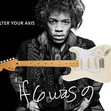 【硬地搖滾】分期0利率，Fender JIMI HENDRIX Stratocaster 反頭 電吉他 黑白兩色