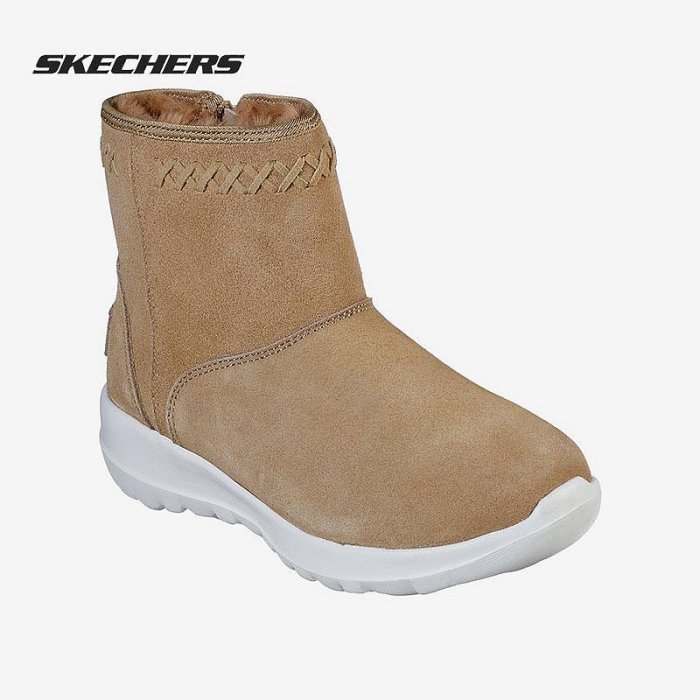 Skechers/斯凱奇正品 新款保暖棉靴女童大童休閒運動舒適靴子