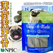 【🐱🐶培菓寵物48H出貨🐰🐹】NPIC》幫潔明狗狗薄荷清香潔牙骨-150g(S)/包特價145元自取不打折