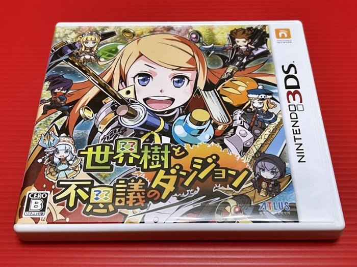 ㊣大和魂電玩㊣3DS遊戲系列 世界樹與不可思議的迷宮 世界樹的迷宮{日版}編號:L2---2DS 3DS主機適用