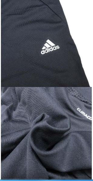 全新Adidas CLIMACHILL機能網眼黑色運動褲.瑜珈褲 S
