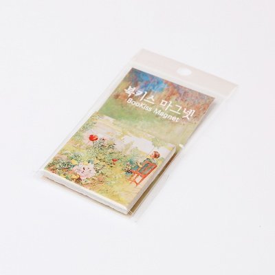 ♀高麗妹♀韓國 BOOKIS  Karl Larsson_Sundborn's Garden 裝飾窗.白板.冰箱磁鐵
