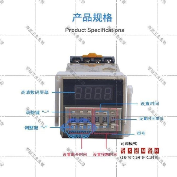 【華順五金批發】電動推桿往復控制器 推桿電機專用自動往返控制器 自由控制伸縮