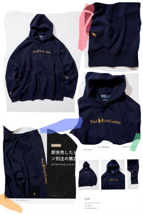 山東:BEAMS 别注POLO RALPH LAUREN 系列/90年代復刻版經典設計連帽大學