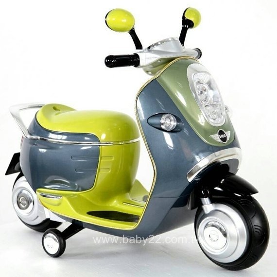 馬克文生-MINI E-SCOOTER兒童電動車(白紅)W388