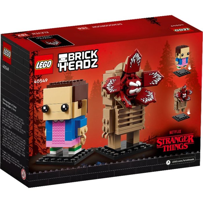 ☆電玩遊戲王☆新品現貨 樂高 LEGO 40549 BrickHeadz 怪奇物語 魔神＆伊萊雯 Demogorgon