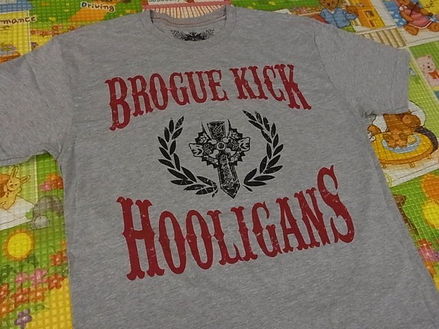 ☆阿Su倉庫☆WWE摔角 Sheamus Brogue Kick Limited T-Shirt 愛爾蘭大腳限量版衣服