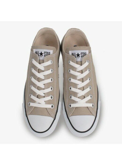 現貨 + 預 日本限定 CONVERSE ALL STAR 奶茶色 帆布鞋 低筒 高筒