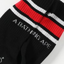 【日貨代購CITY】A BATING APE BAPE LINE SOCKS 長襪 黑 白 穿搭 現貨